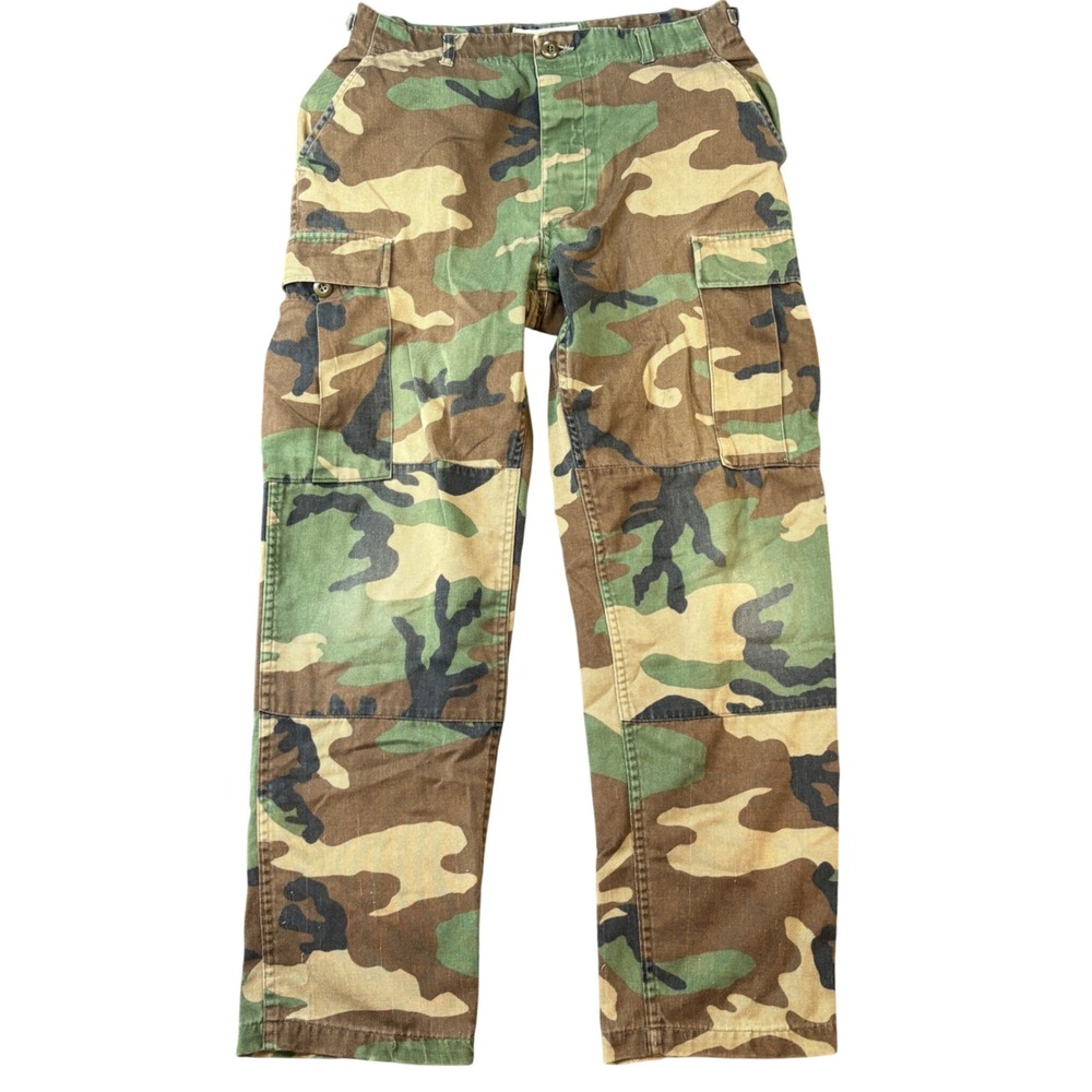 Propper International Woodland Camo Combat Trousers Mens Medium Regular Cargo 32